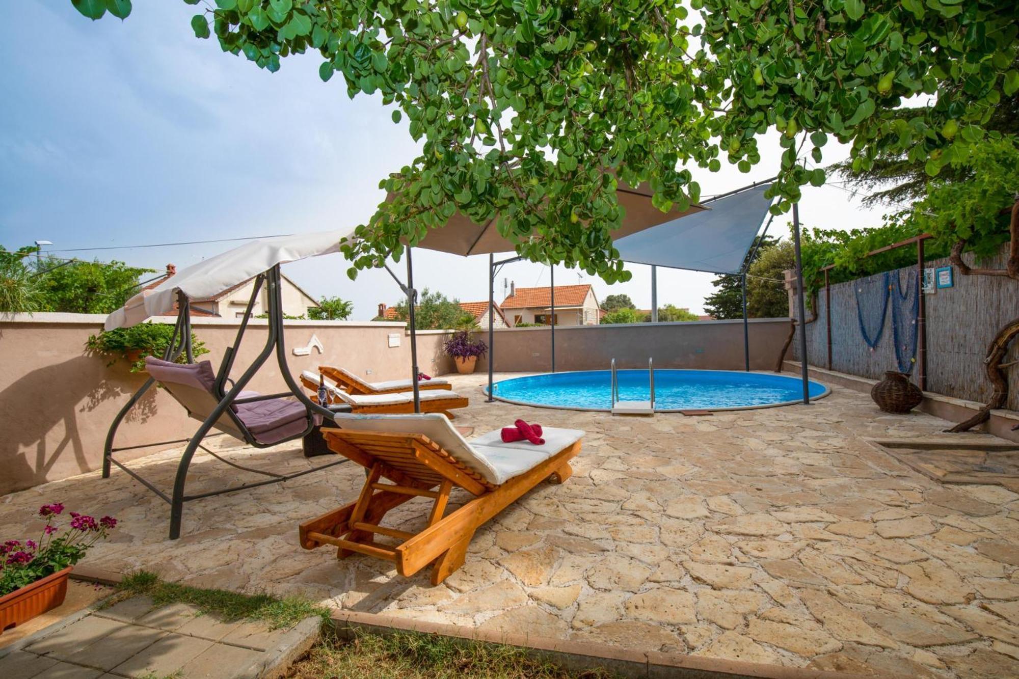 Pool Apartment Bakija 2 - Happy Rentals Pakoštane Zewnętrze zdjęcie