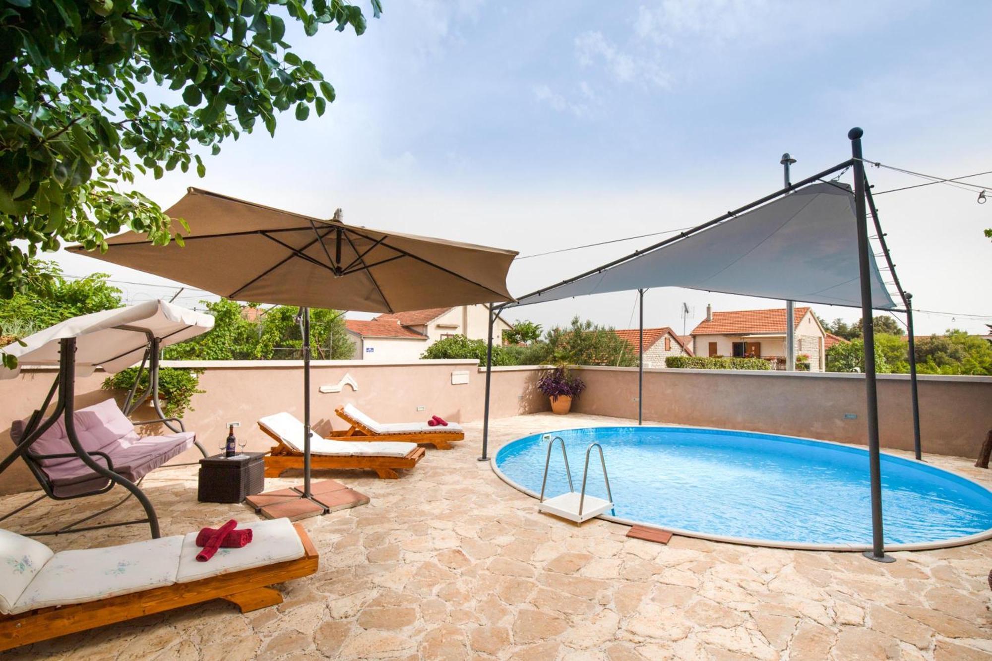 Pool Apartment Bakija 2 - Happy Rentals Pakoštane Zewnętrze zdjęcie
