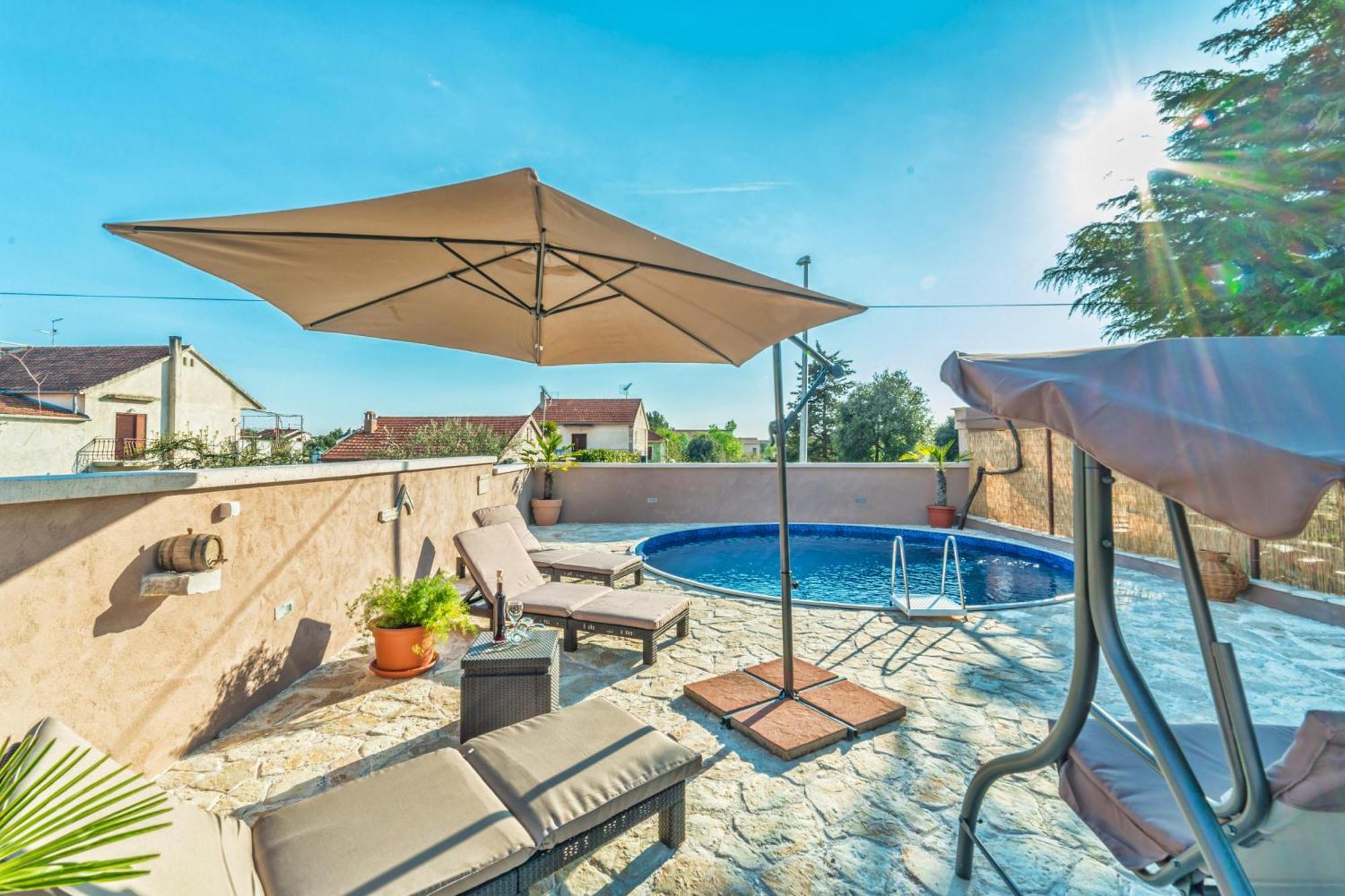 Pool Apartment Bakija 2 - Happy Rentals Pakoštane Zewnętrze zdjęcie